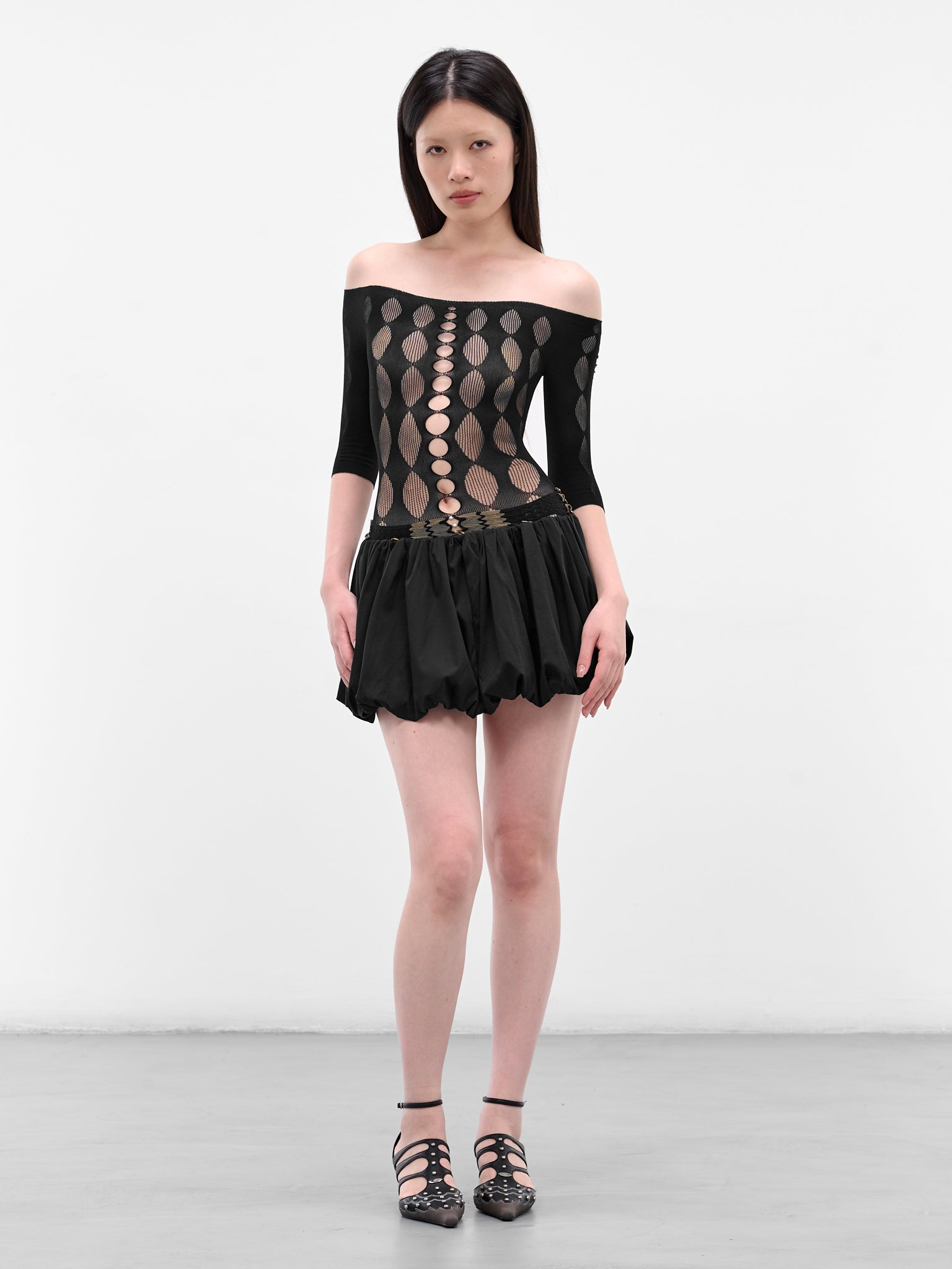 RUI Sheer Bodysuit | H.Lorenzo - styled