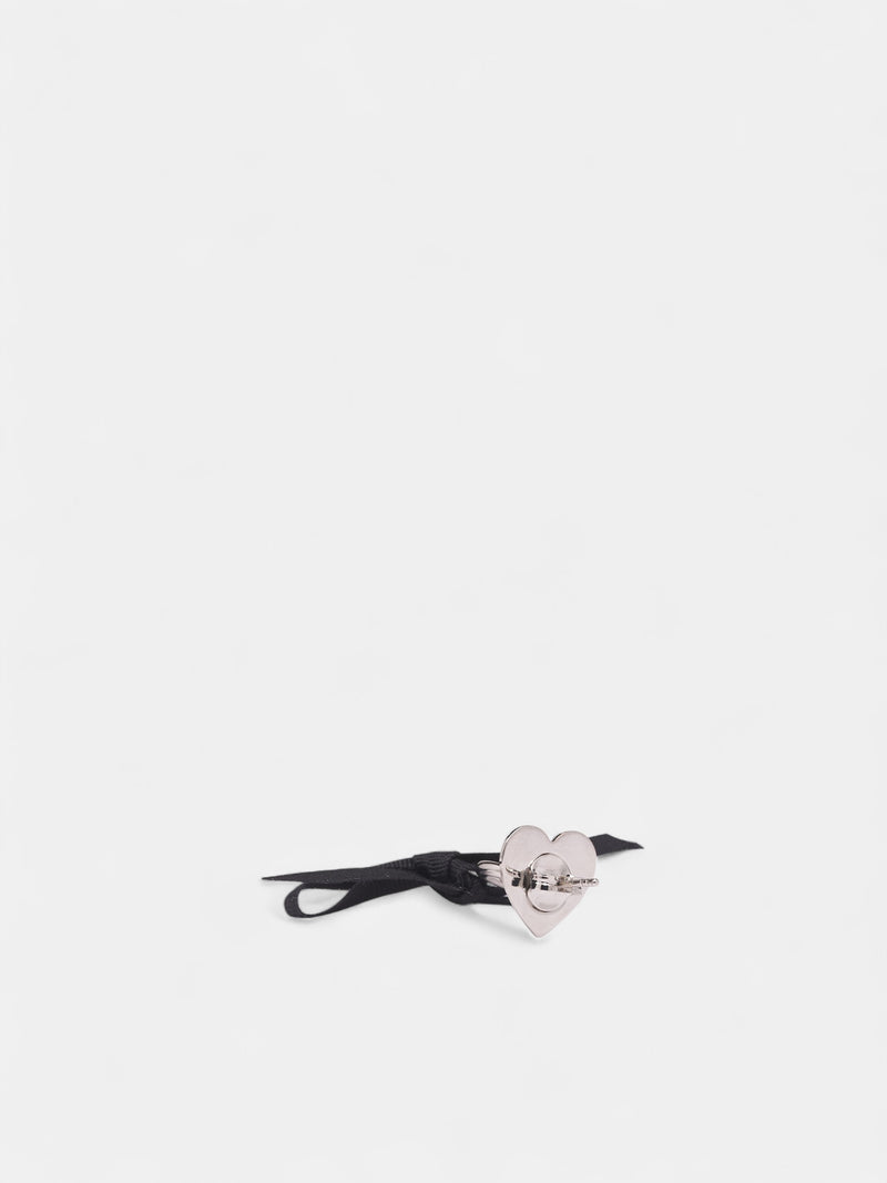 Black 925 Silver Bow Earrings (JW04-SILVER-BLACK)