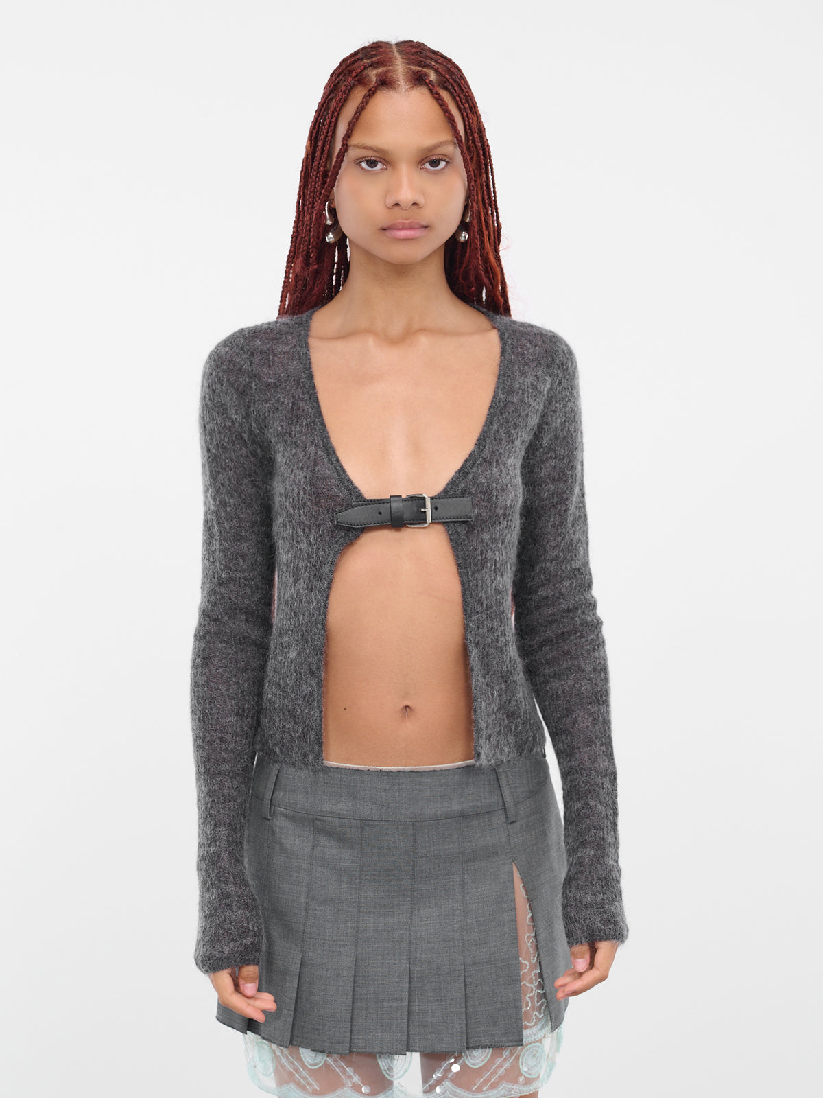 Daye Knit Cardigan (K-032-GREY)