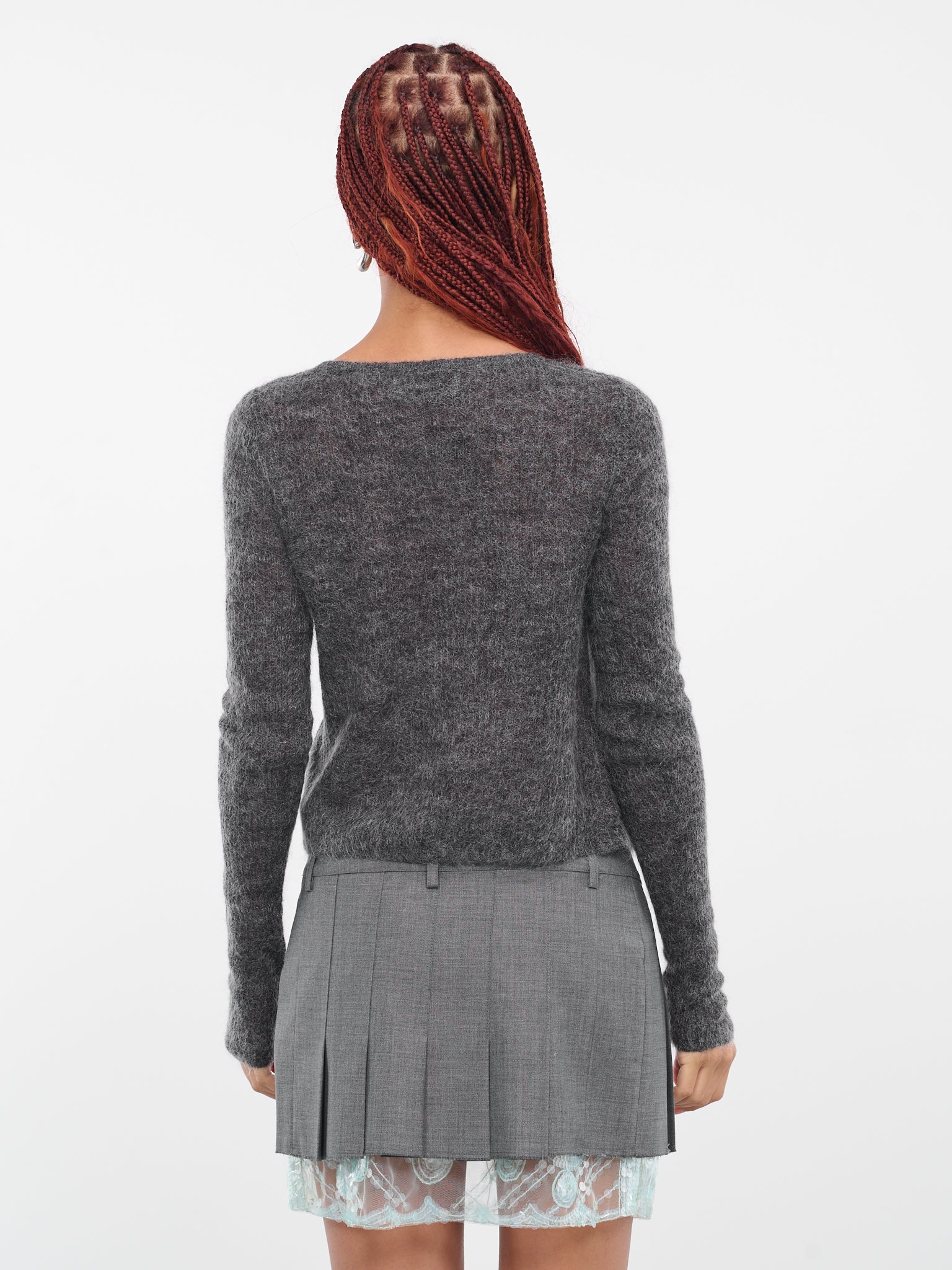 Daye Knit Cardigan (K-032-GREY)