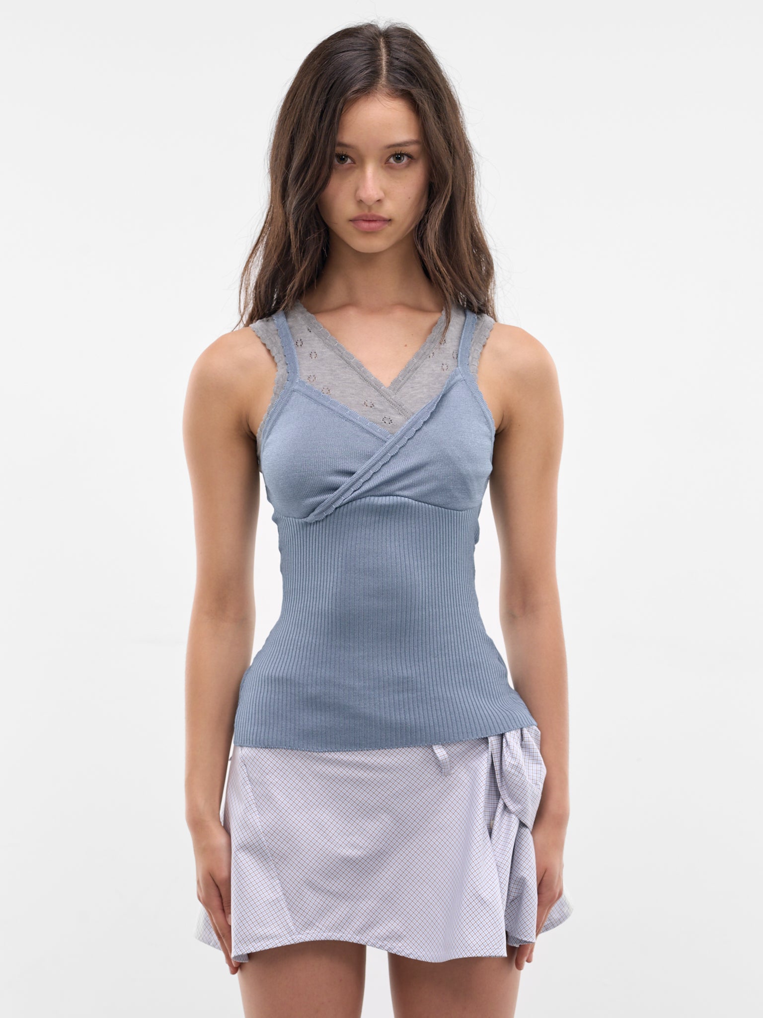 August Barron Layered Double Tank | H.Lorenzo - front