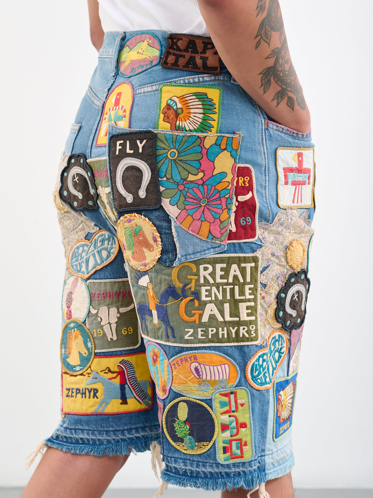 KAPITAL Zephyros Shorts | H. Lorenzo - detail 2