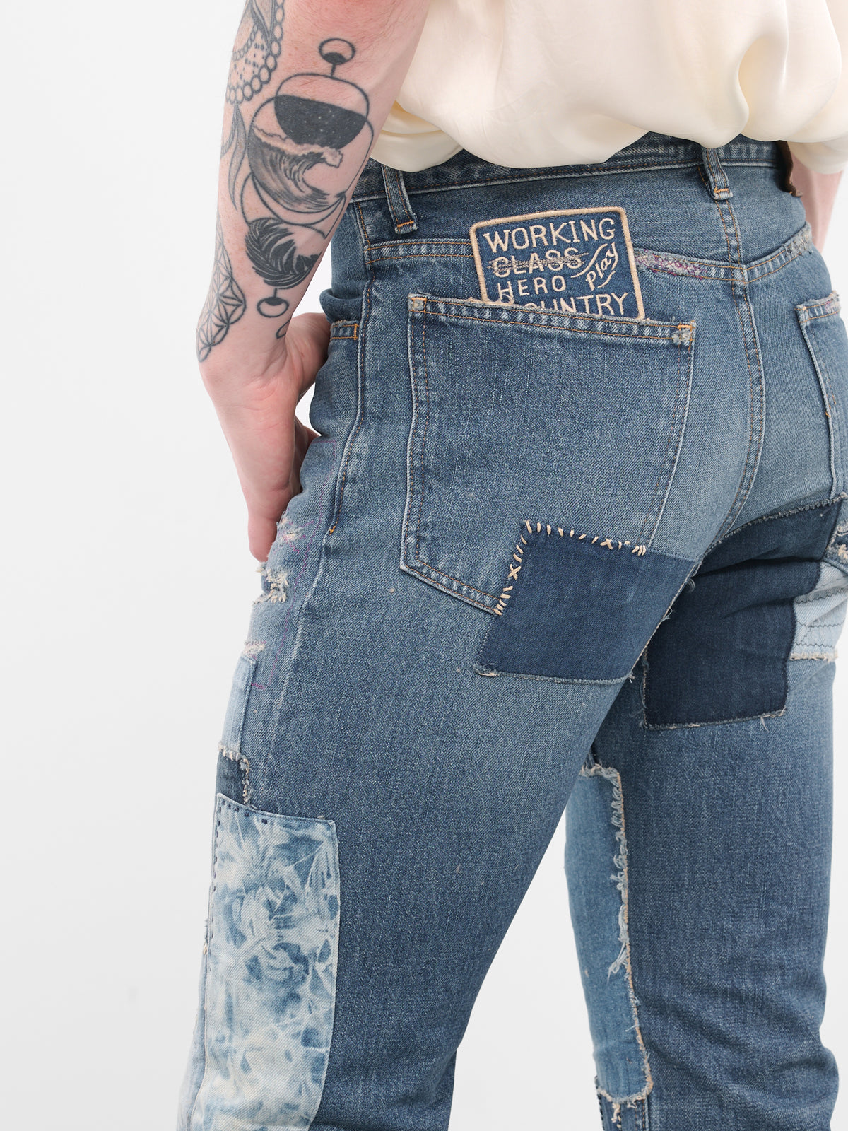 Crazy Dixie Remake Flare Jeans (K2309LP034-PRO-BLUE)