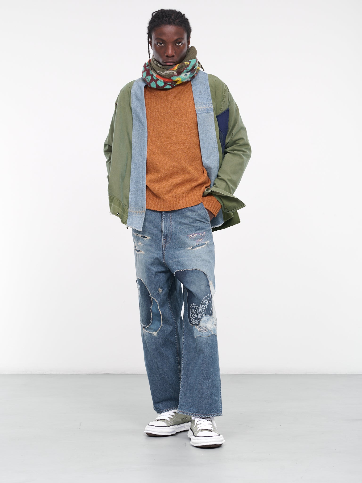 Hippie-Champetre Remake Port Jeans (K2309LP035-PRO-BLUE)