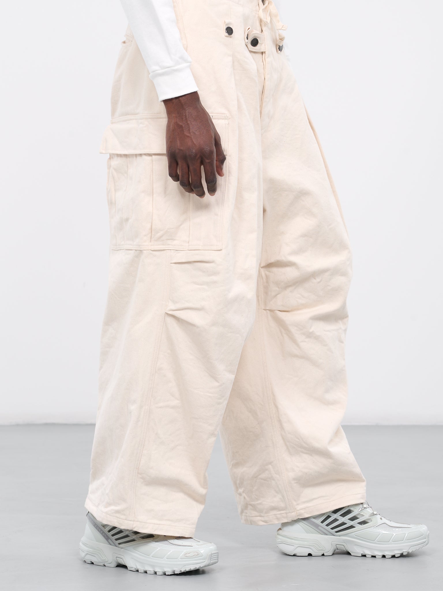 Heavy Drill Cargo Pants (K2309LP036-NATURAL)