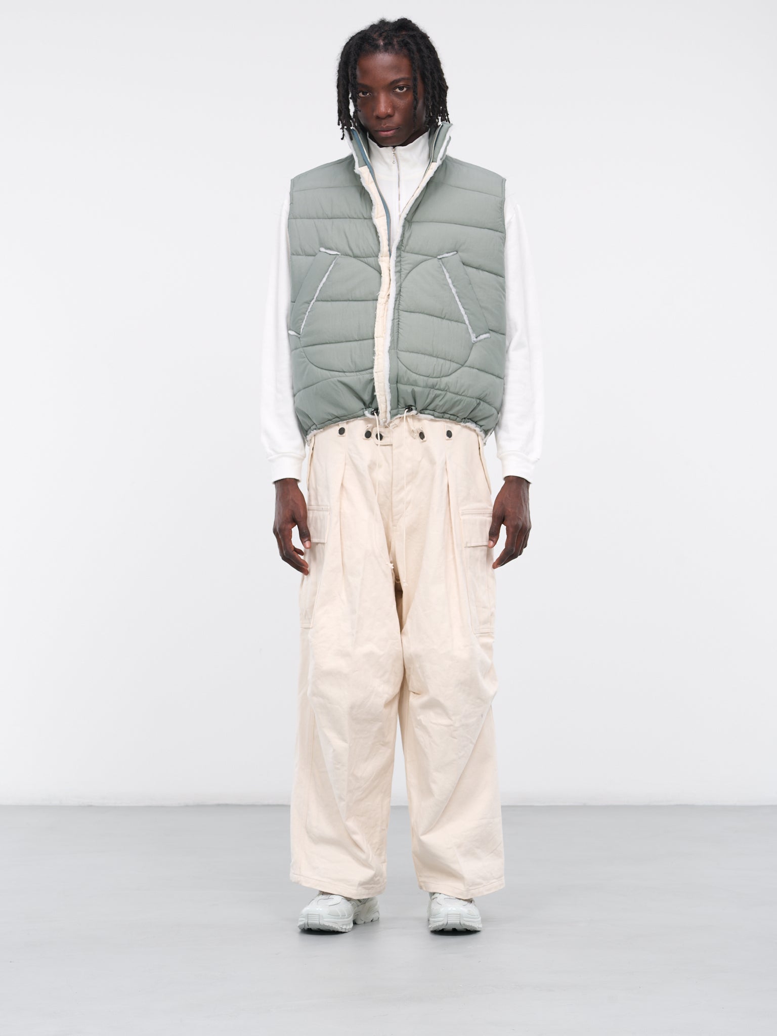 Heavy Drill Cargo Pants (K2309LP036-NATURAL)