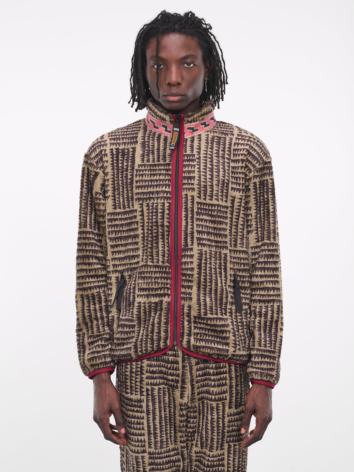 Hacksaw-Block Zip Blouson (K2310LC103-BEIGE)