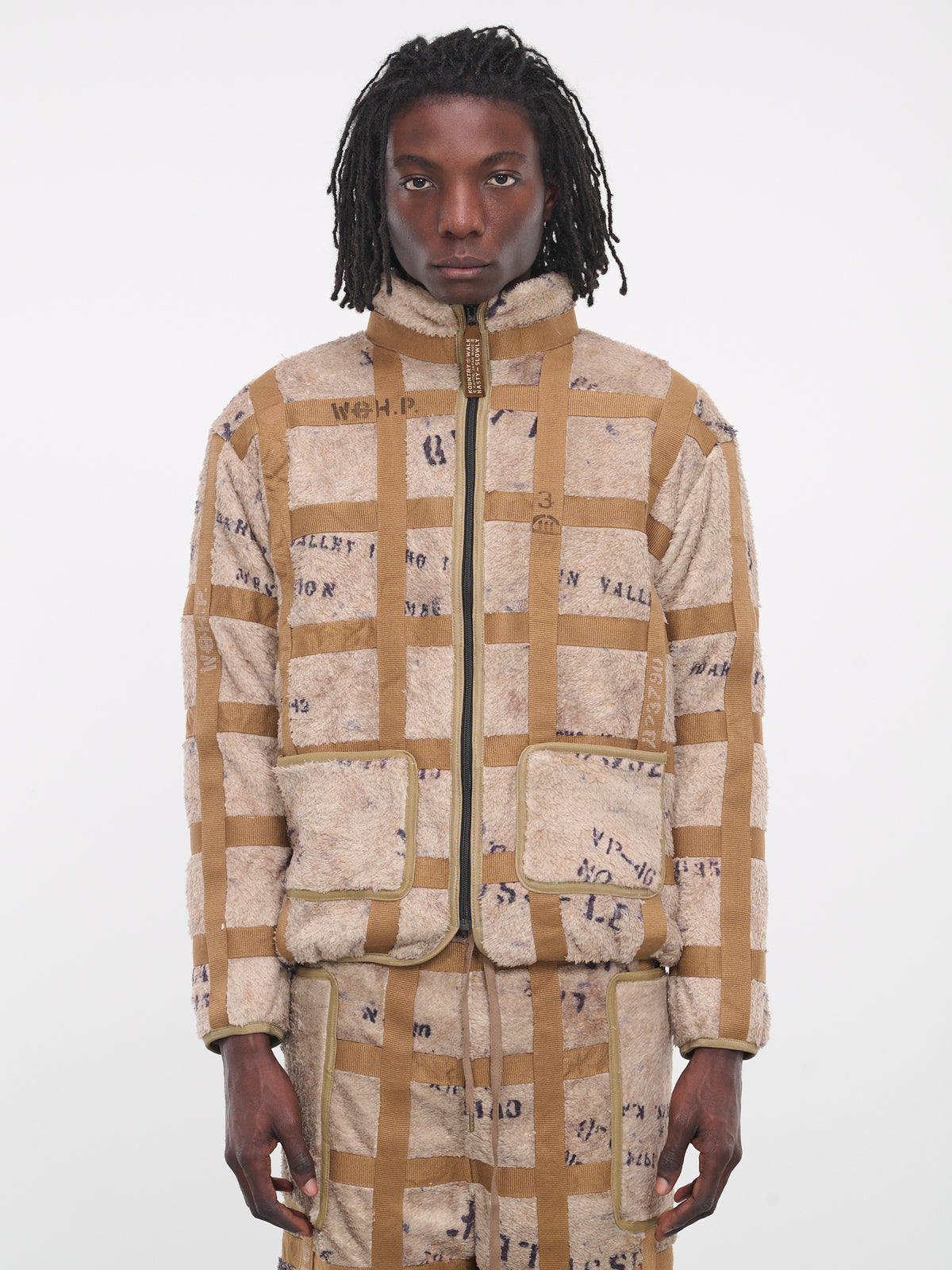 Prisoner Craft Tattersall Blouson (K2311LC147-BEIGE)