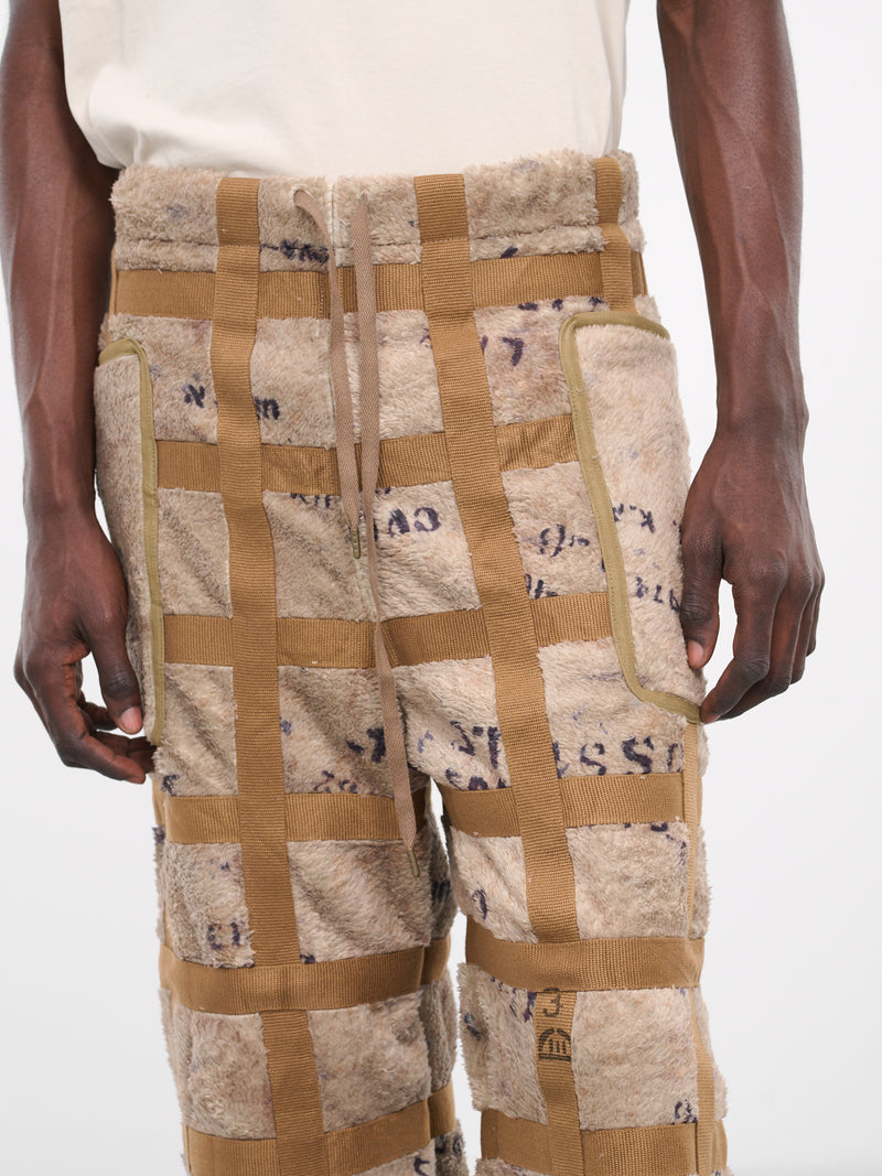 Prisoner Craft Tattersall Easy Pants (K2311LP148-BEIGE)