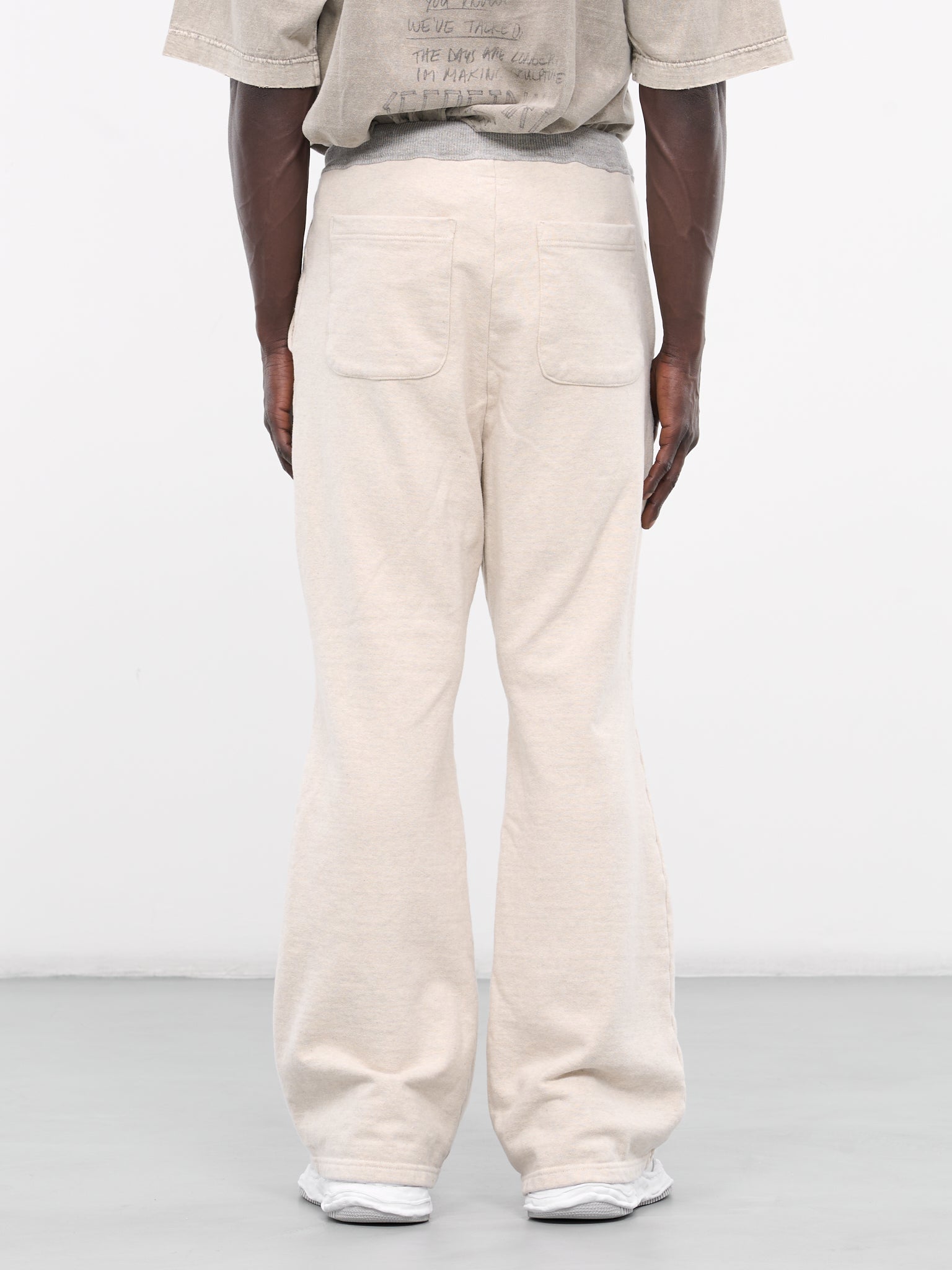 Fleece Zipper Sweatpants (K2403LP048-NATURAL)