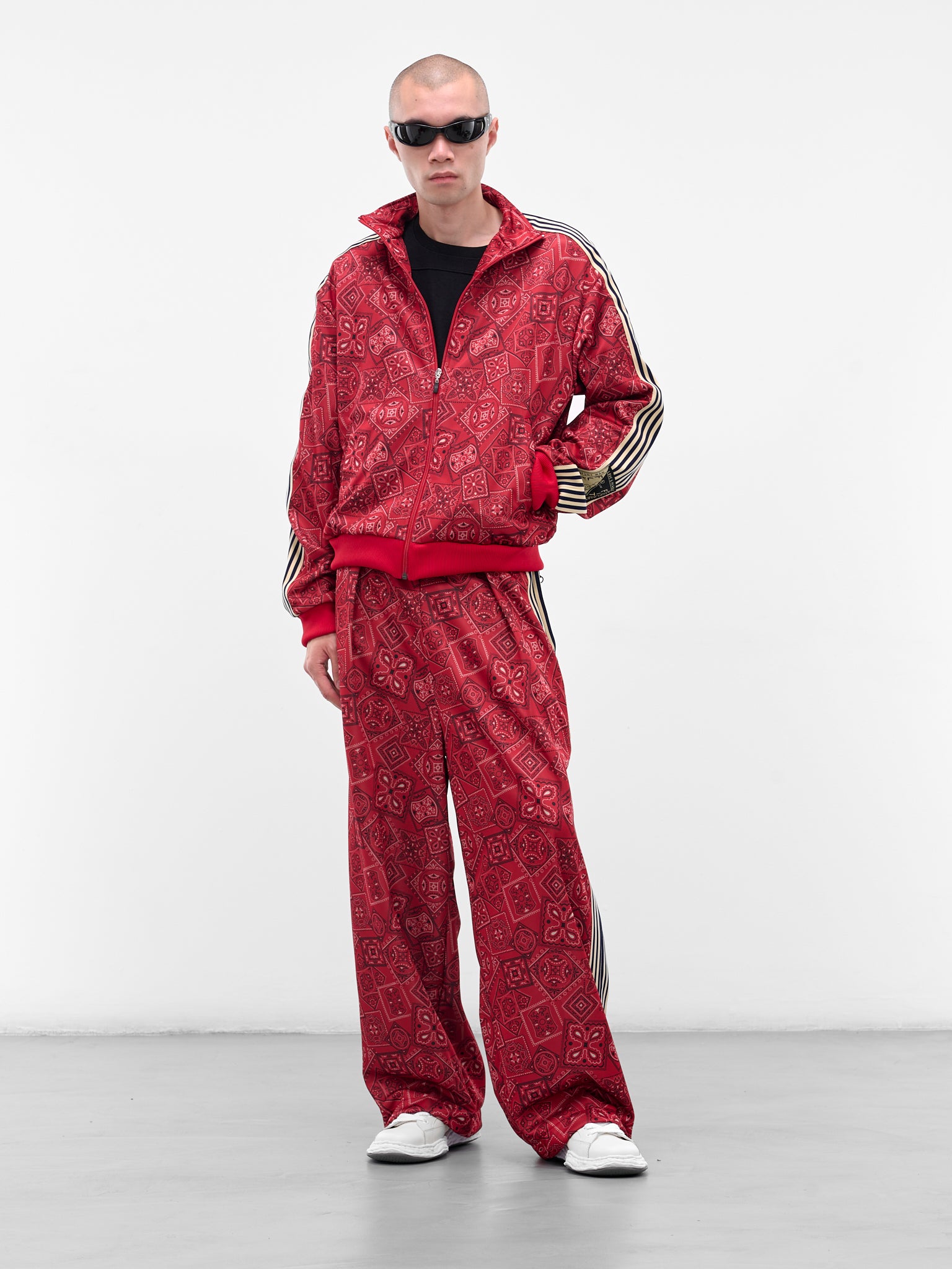 Red Cookie Bandana Tracksuit Pants (K2504LP152-RED)