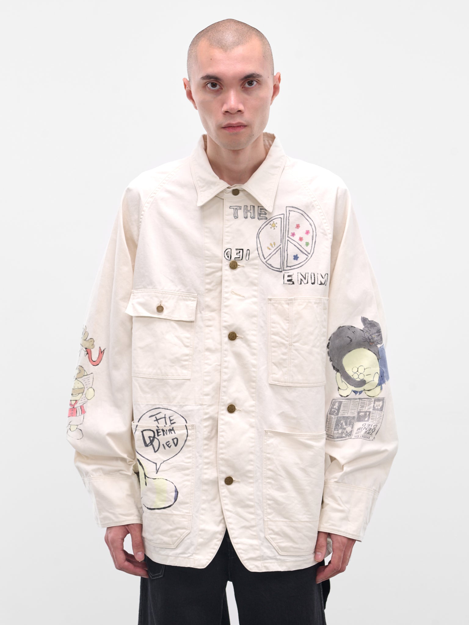White Muratwill Cactus Beer Jacket (K2503LJ083-NAT-NATURAL)