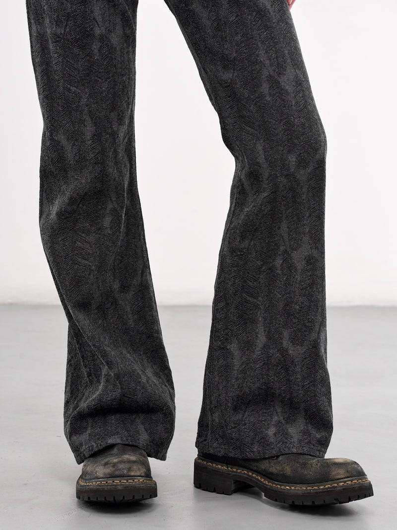 Magpie Feather Denim Jeans (K2503LP027-BLACK)