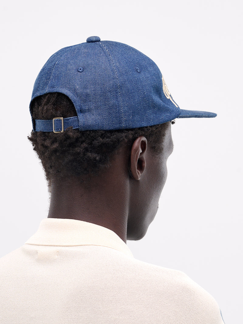 The Denim Died Baseball Cap (K2503XH518-IDG-INDIGO)