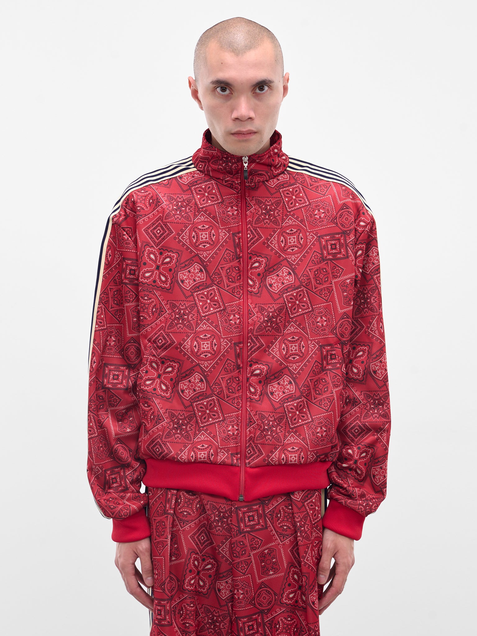 Red Cookie Bandana Tracksuit Jacket (K2504LC150-RED)