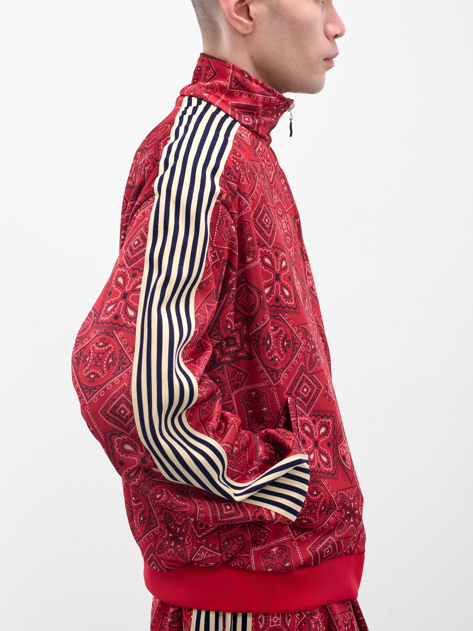 Red Cookie Bandana Tracksuit Jacket (K2504LC150-RED)
