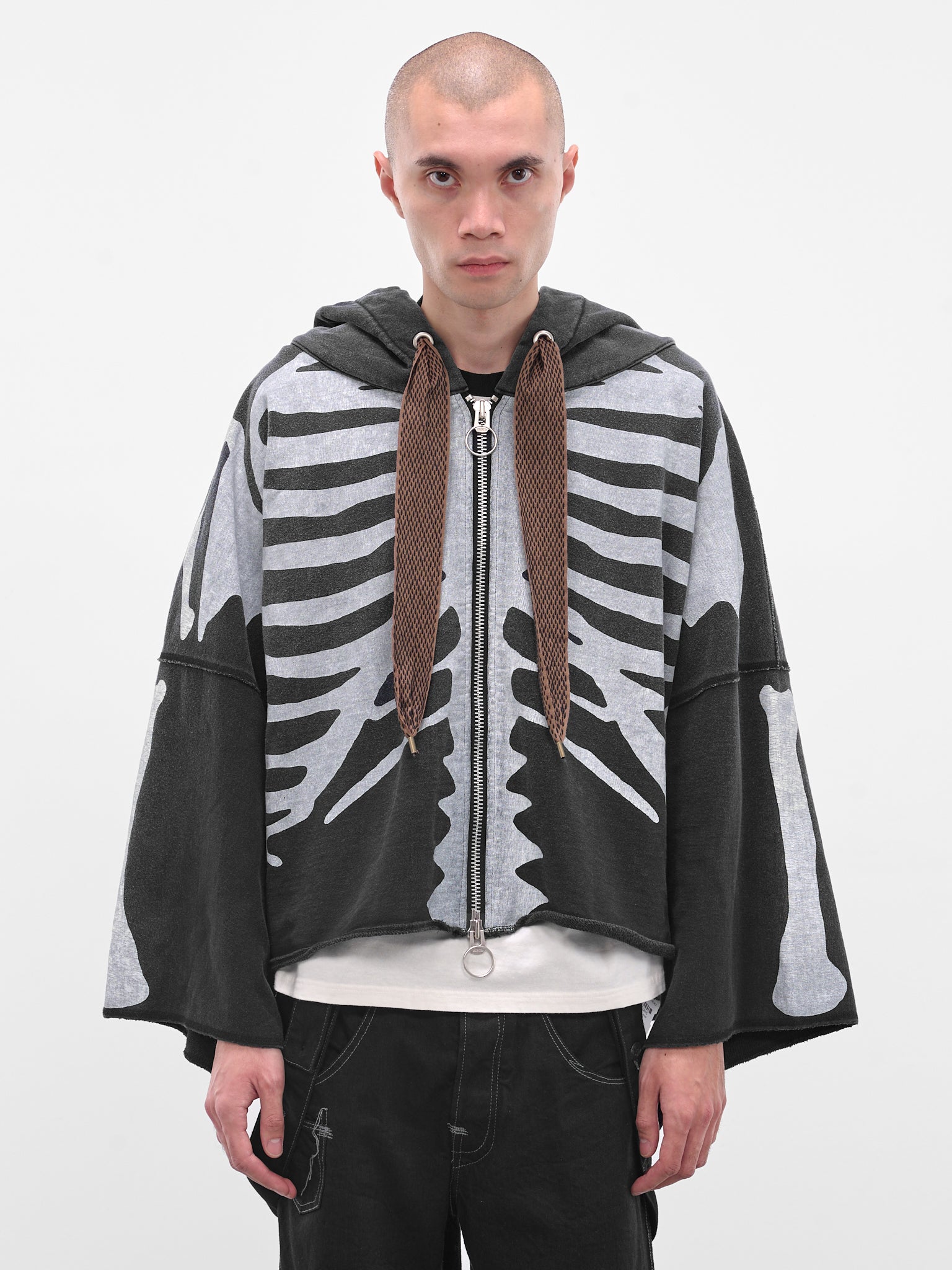 Black Fleece Bone Devil Hoodie (K2504LC156-BLK-BLACK)