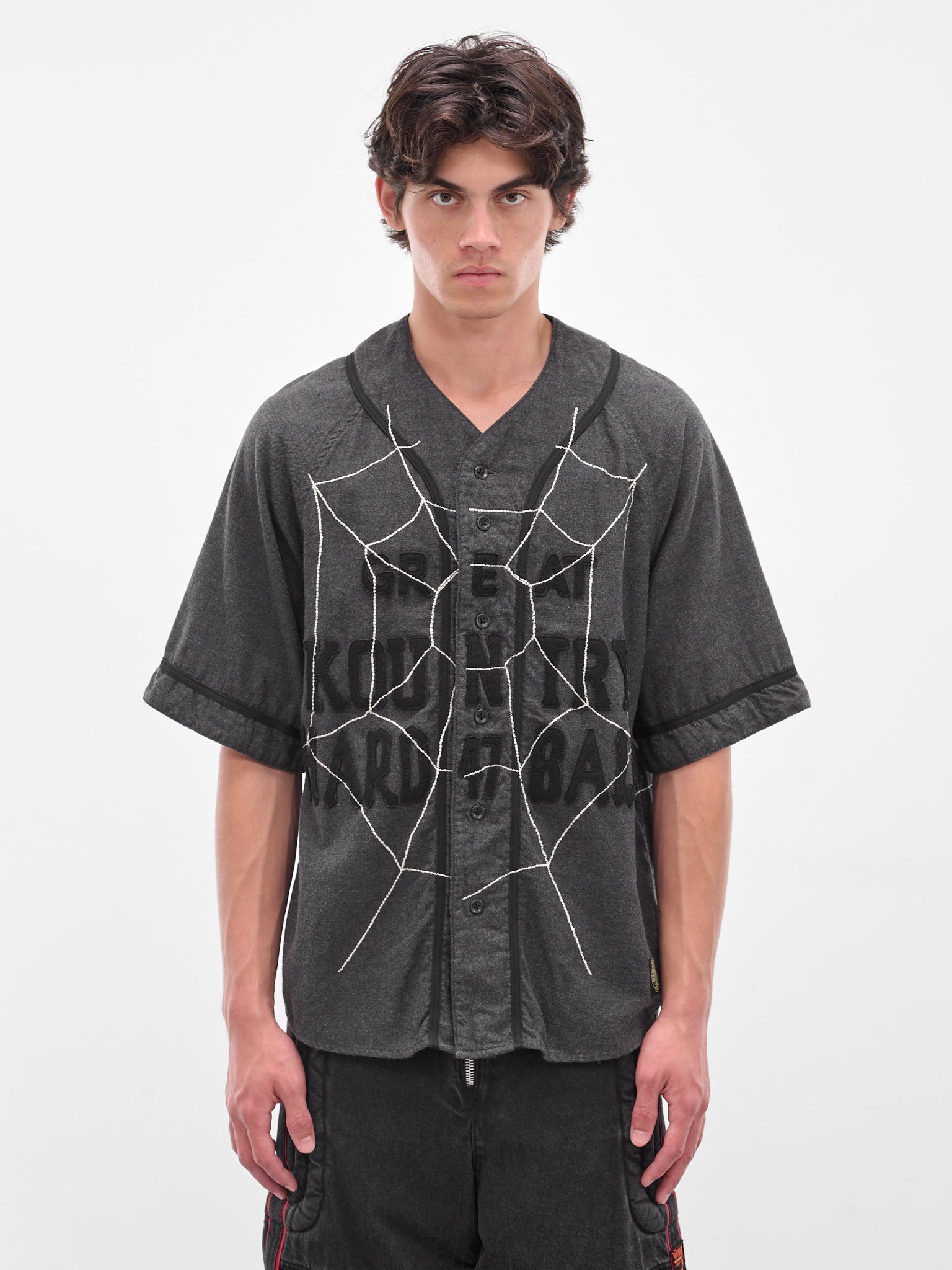 Dark Gray Dreamcatcher Baseball Shirt (K2505SS215-DGR-DARK-GREY)