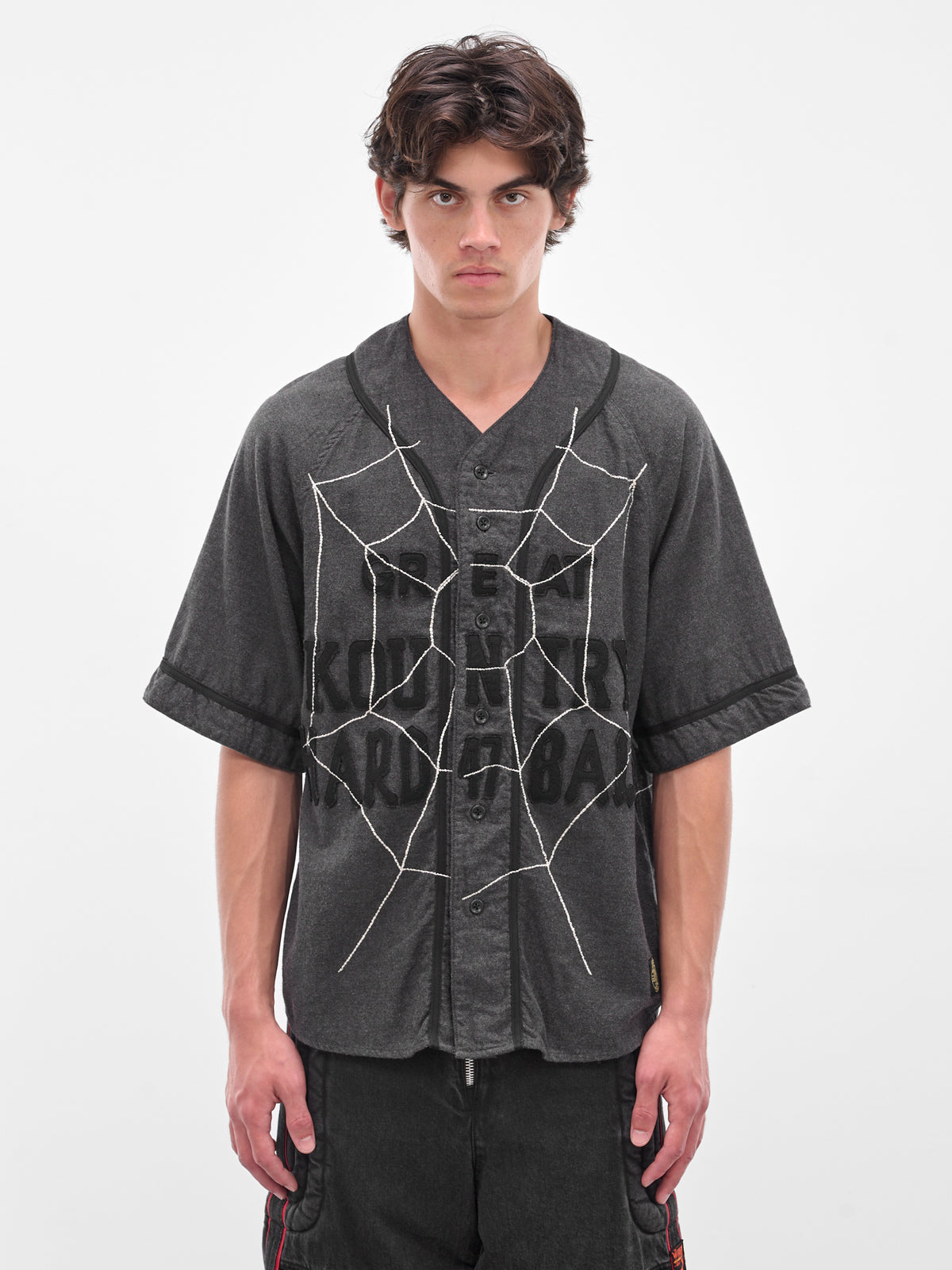 Dark Gray Dreamcatcher Baseball Shirt (K2505SS215-DGR-DARK-GREY)