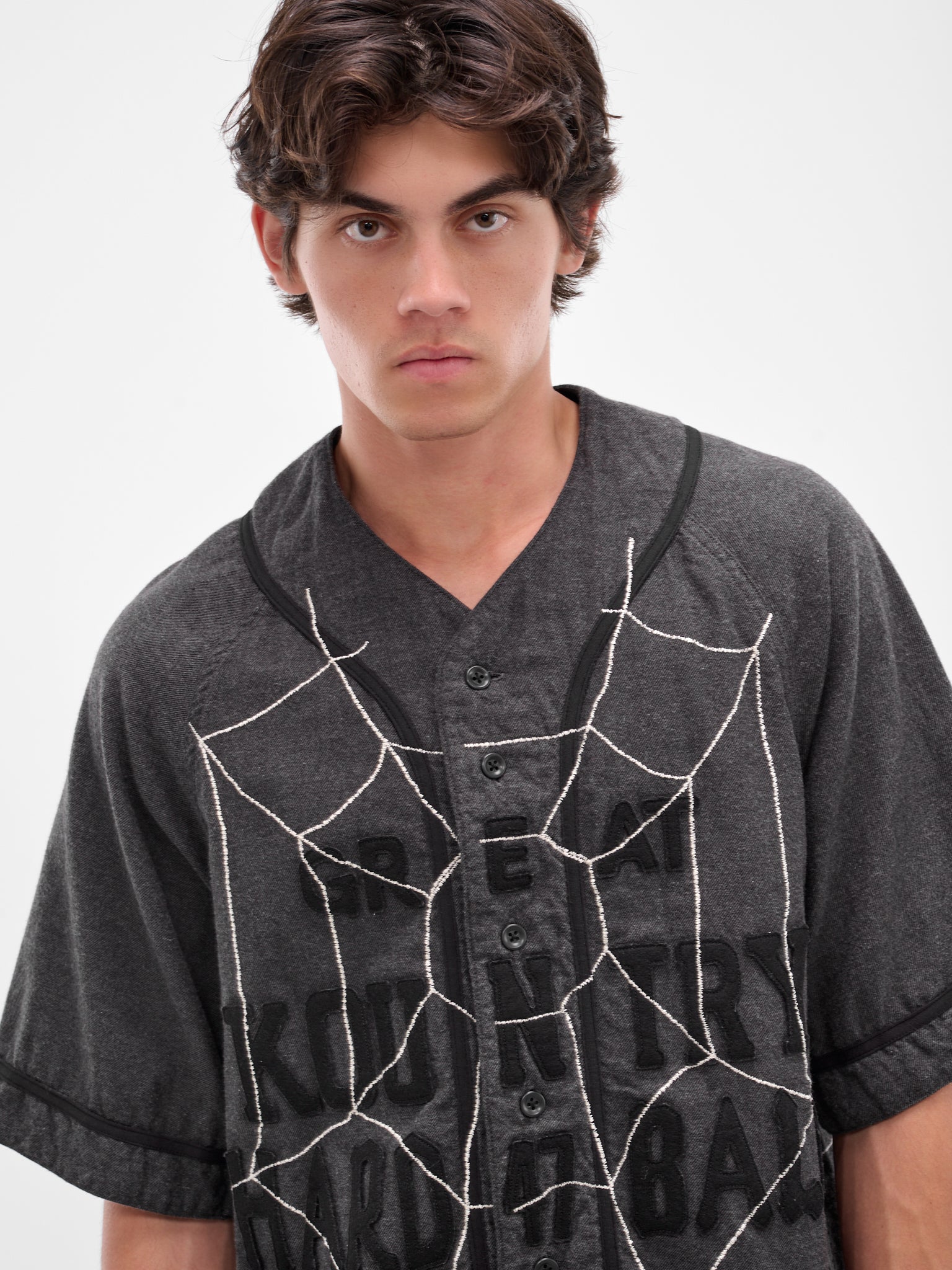 Dark Gray Dreamcatcher Baseball Shirt (K2505SS215-DGR-DARK-GREY)