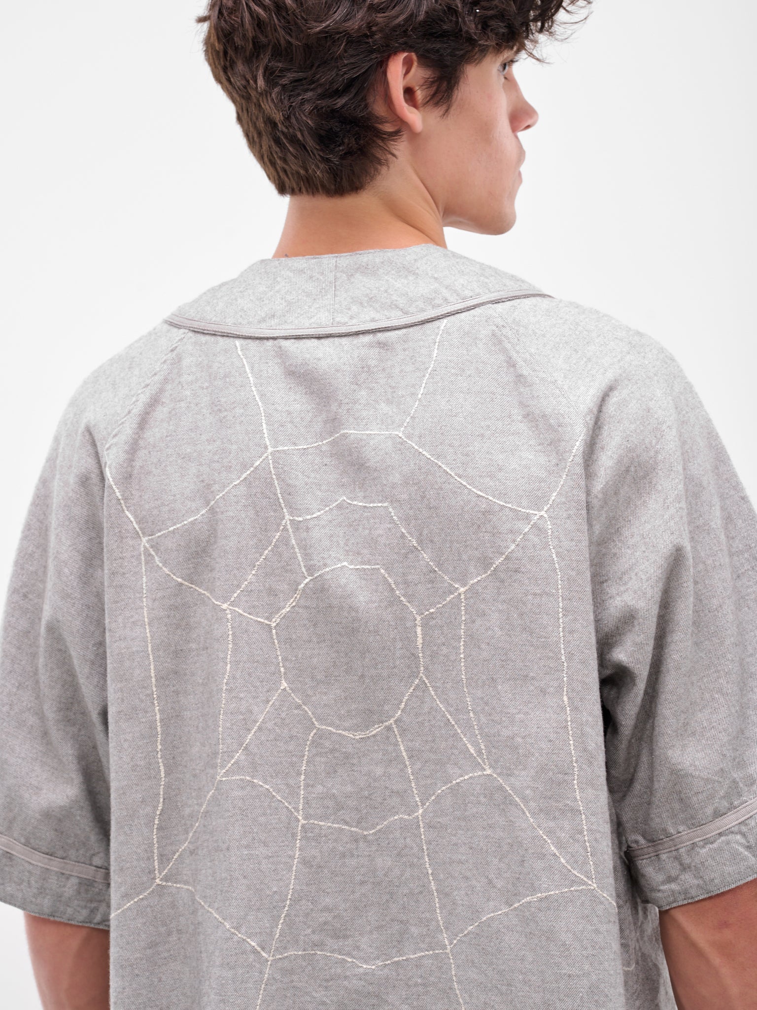 Light Gray Dreamcatcher Baseball Shirt (K2505SS215-LGY-LIGHT-GREY)