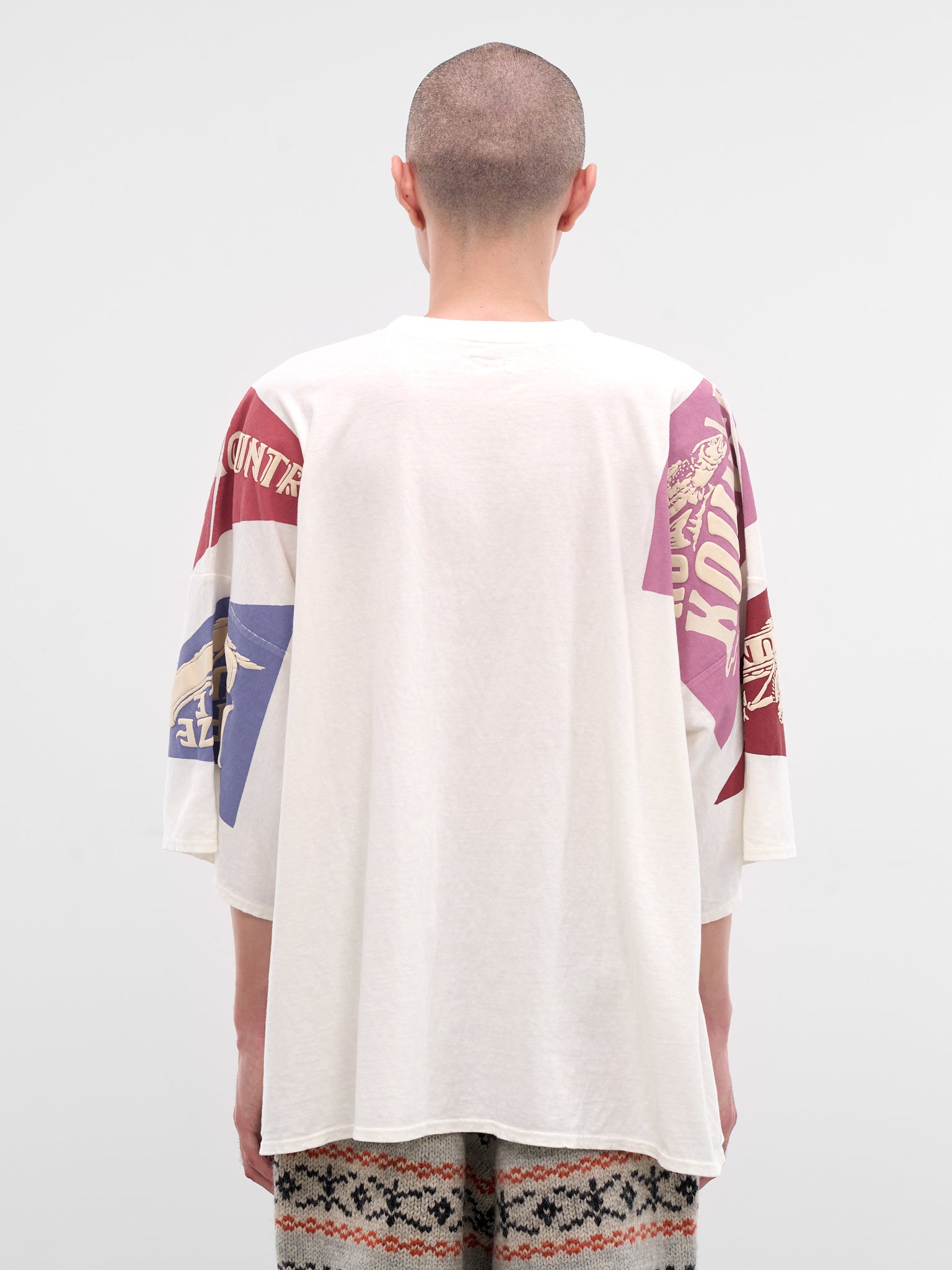 Yukon River Print Oversized Tee (K2508SC010-PURPLE)