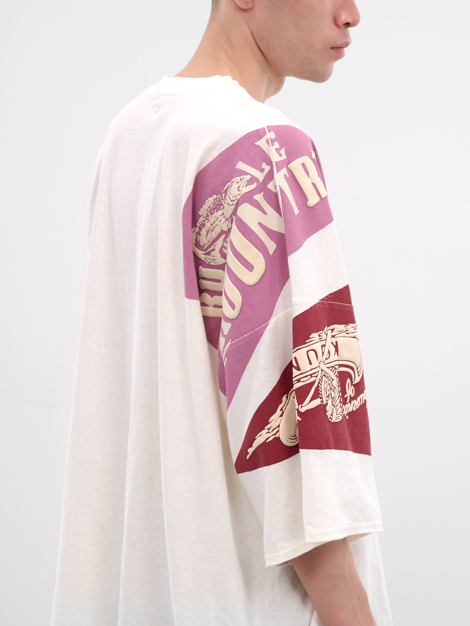 Yukon River Print Oversized Tee (K2508SC010-PURPLE)