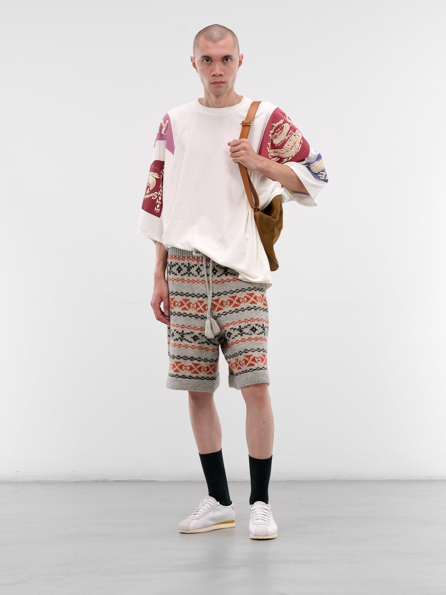 Yukon River Print Oversized Tee (K2508SC010-PURPLE)