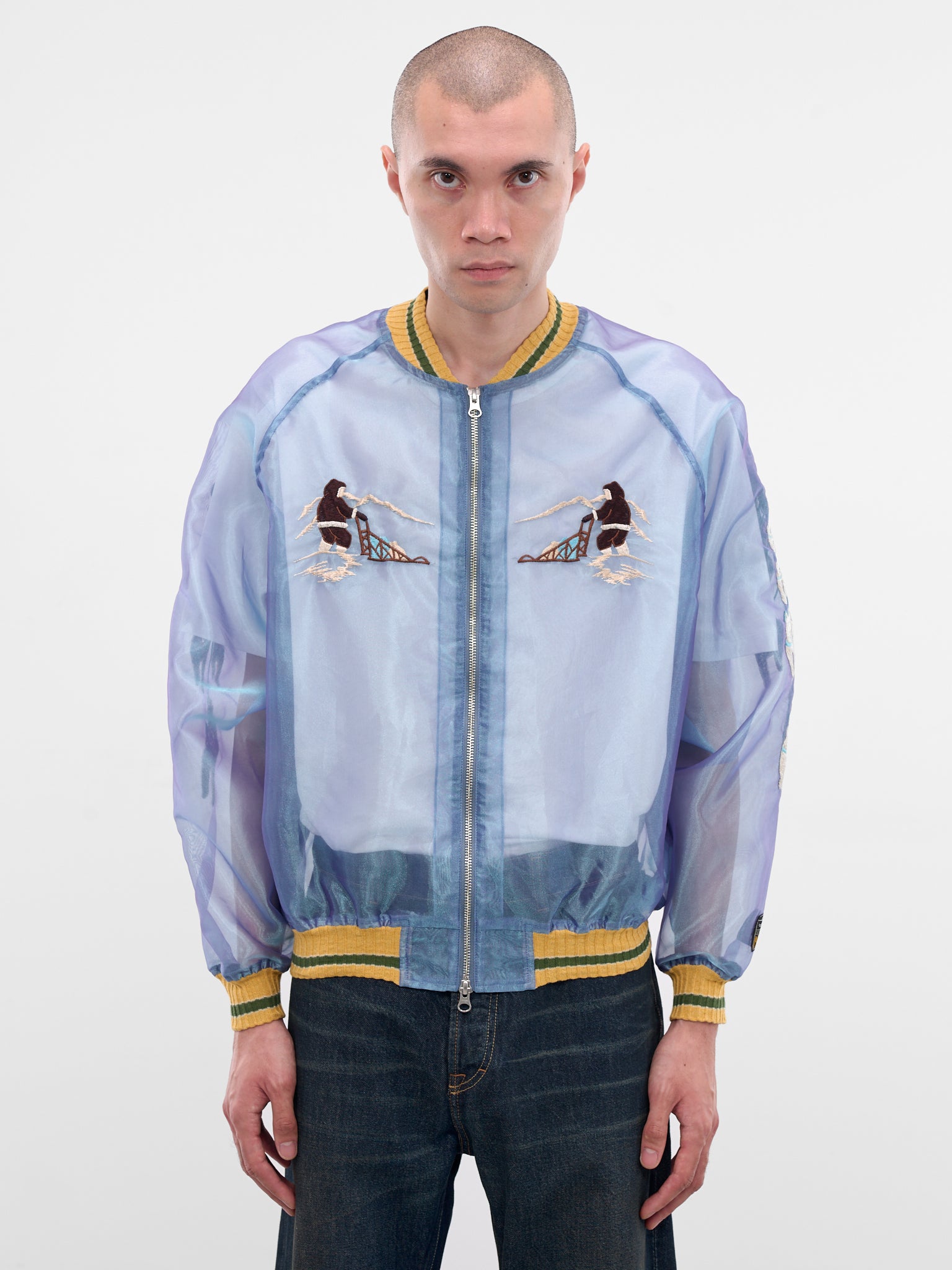 Sheer Yukon River Souvenir Jacket (K2509LJ075-LIGHT-BLUE)