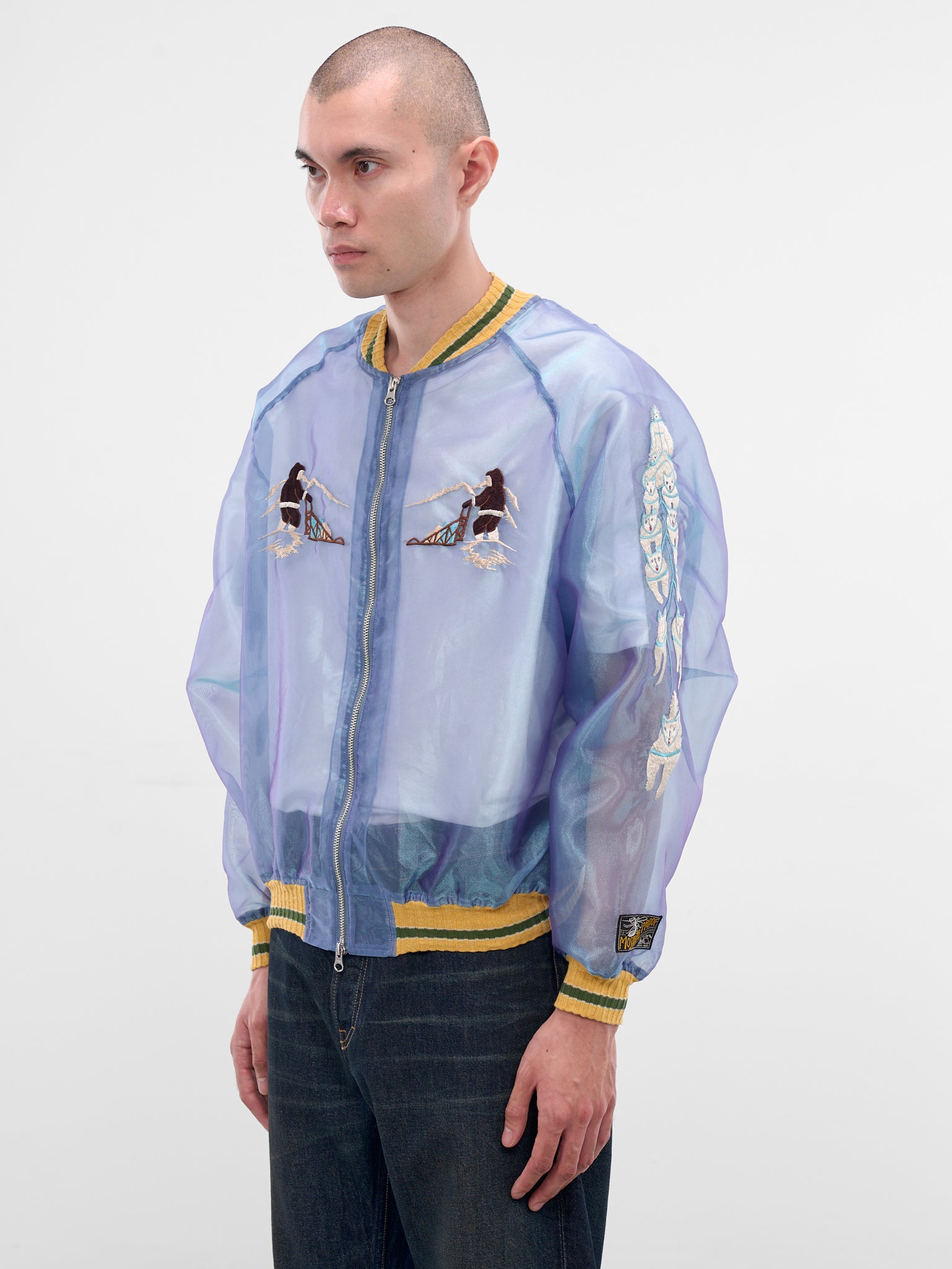 Sheer Yukon River Souvenir Jacket (K2509LJ075-LIGHT-BLUE)