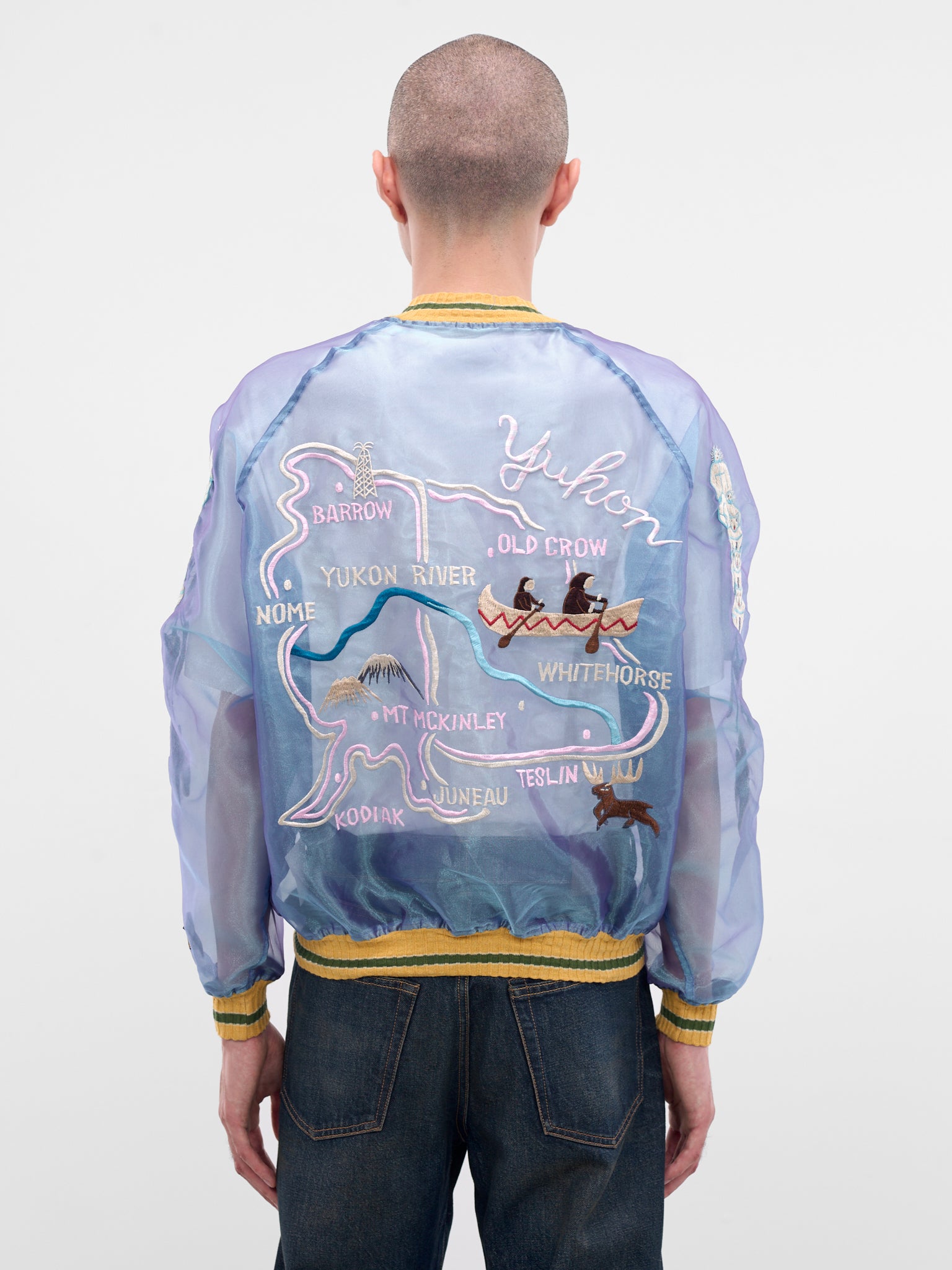 Sheer Yukon River Souvenir Jacket (K2509LJ075-LIGHT-BLUE)