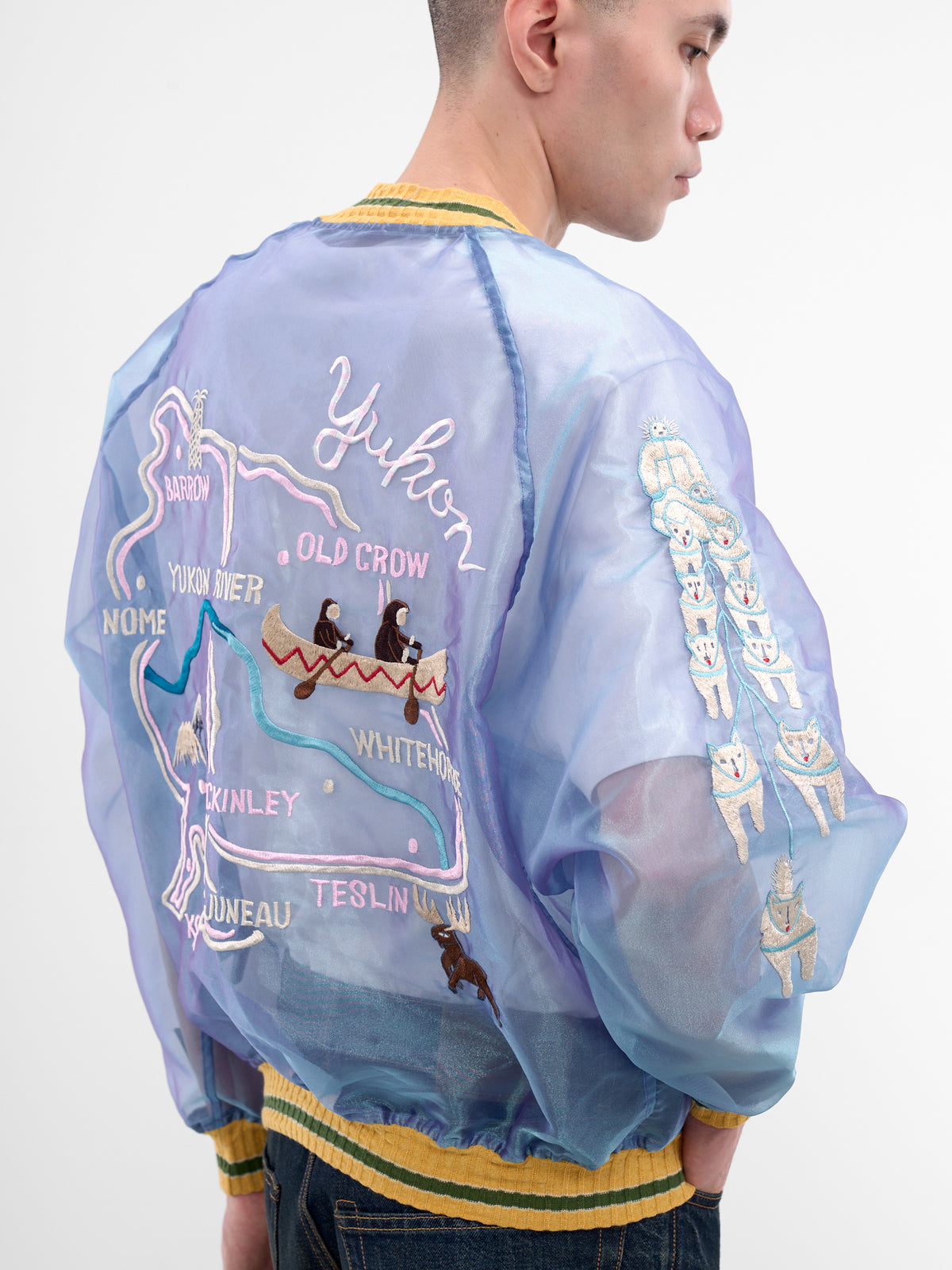 Sheer Yukon River Souvenir Jacket (K2509LJ075-LIGHT-BLUE)