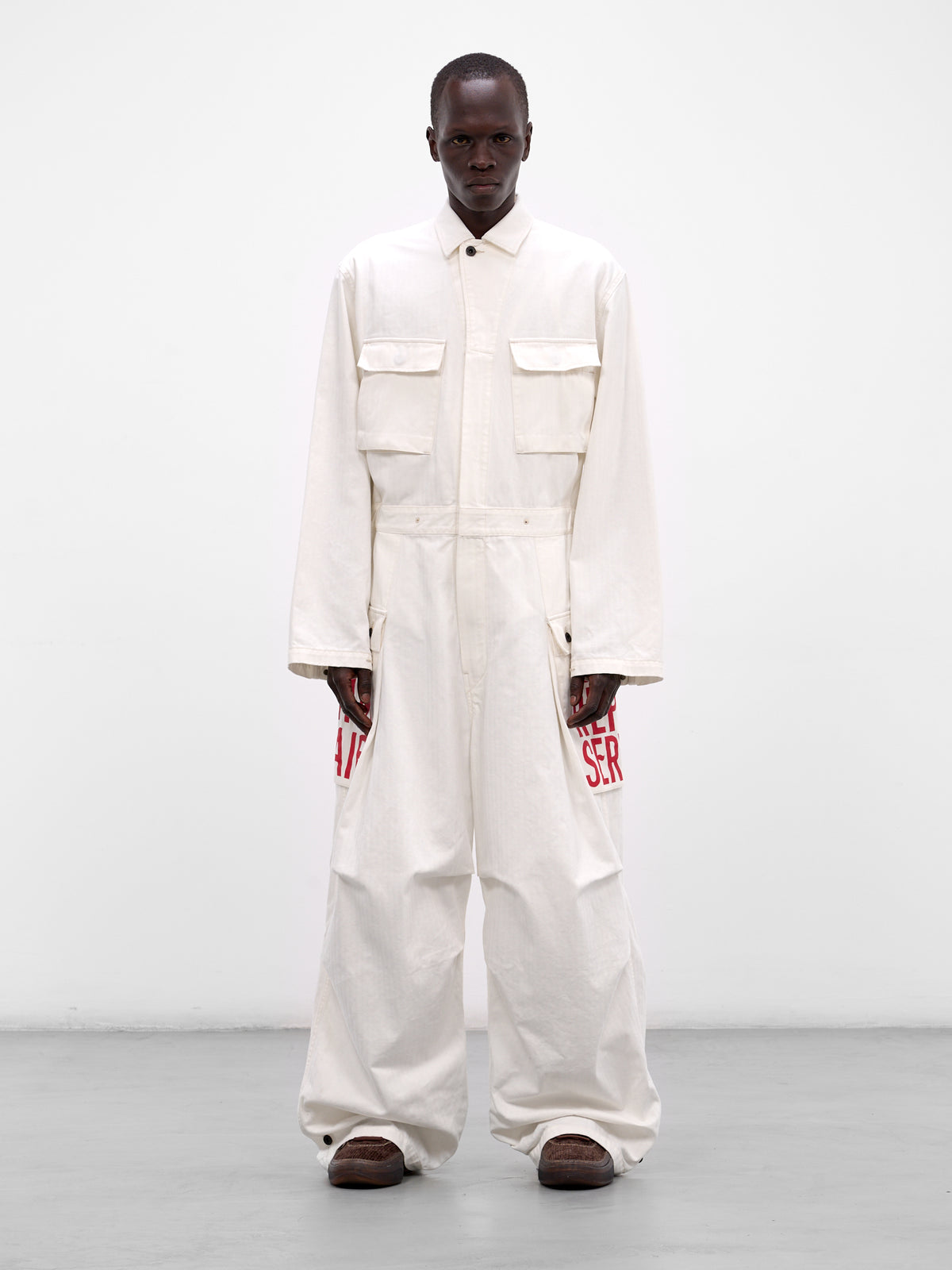 White Graphic Baggy Jumpsuit (K2509OP084-WHITE)