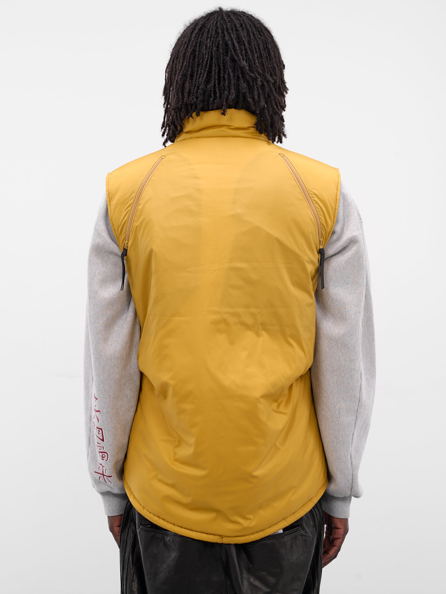 Mustard Nylon Zepher Fishing Vest (K2509SJ070-MUSTARD)