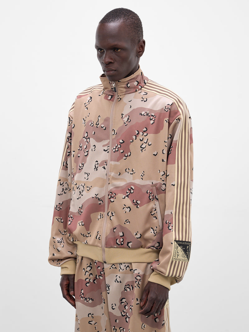 Beige Camo Jersey Track Jacket (K2510LC134-BEIGE)