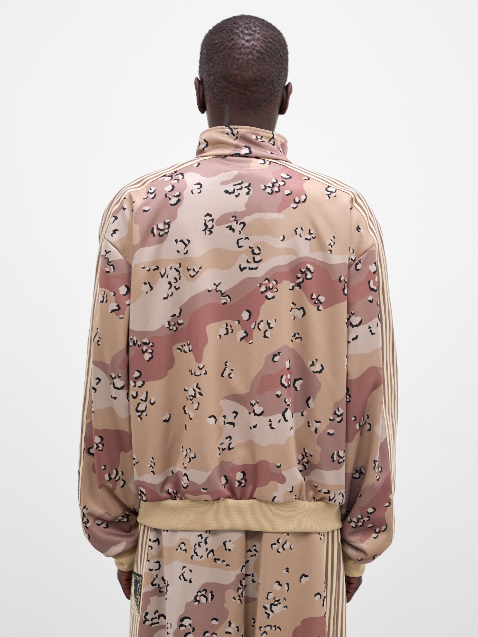 Beige Camo Jersey Track Jacket (K2510LC134-BEIGE)