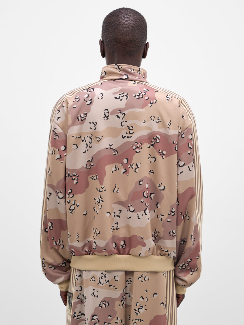 Beige Camo Jersey Track Jacket (K2510LC134-BEIGE)