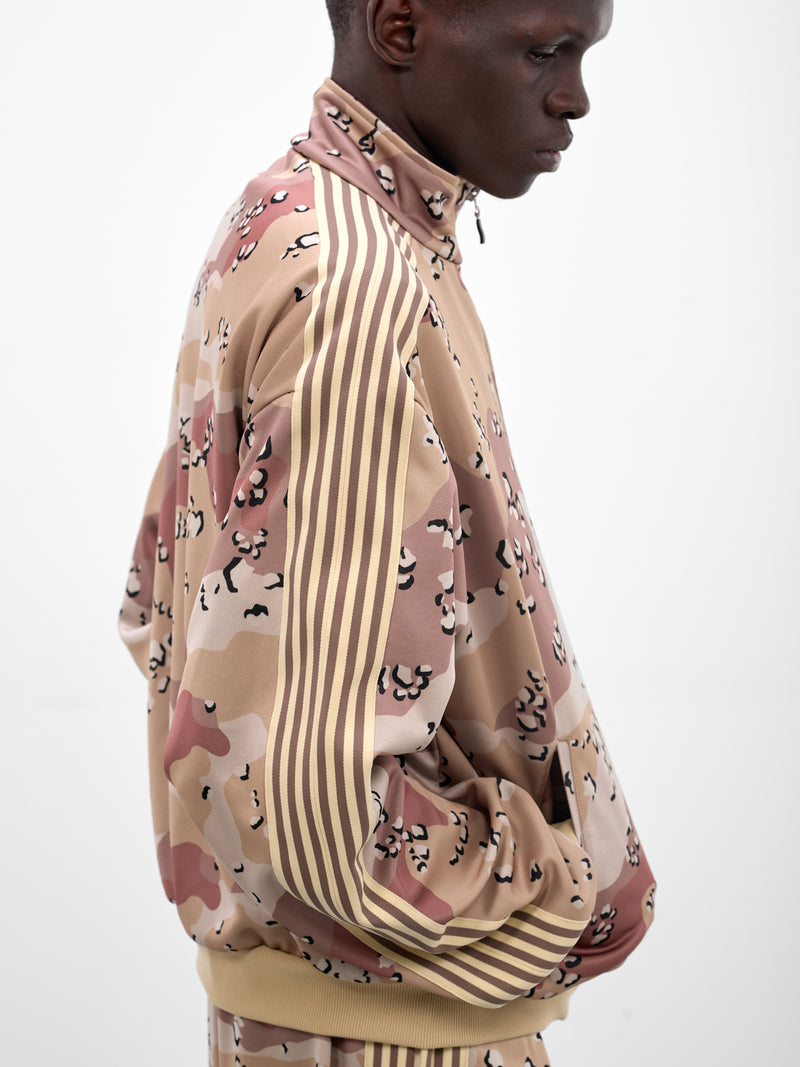 Beige Camo Jersey Track Jacket (K2510LC134-BEIGE)