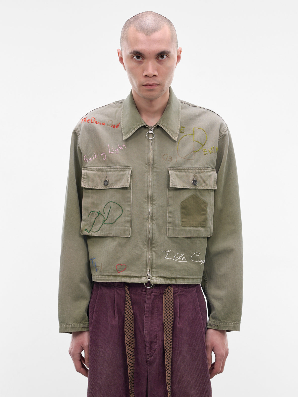 Khaki Hunter Drizzler Boxy Jacket (K2510LJ107-KHAKI)