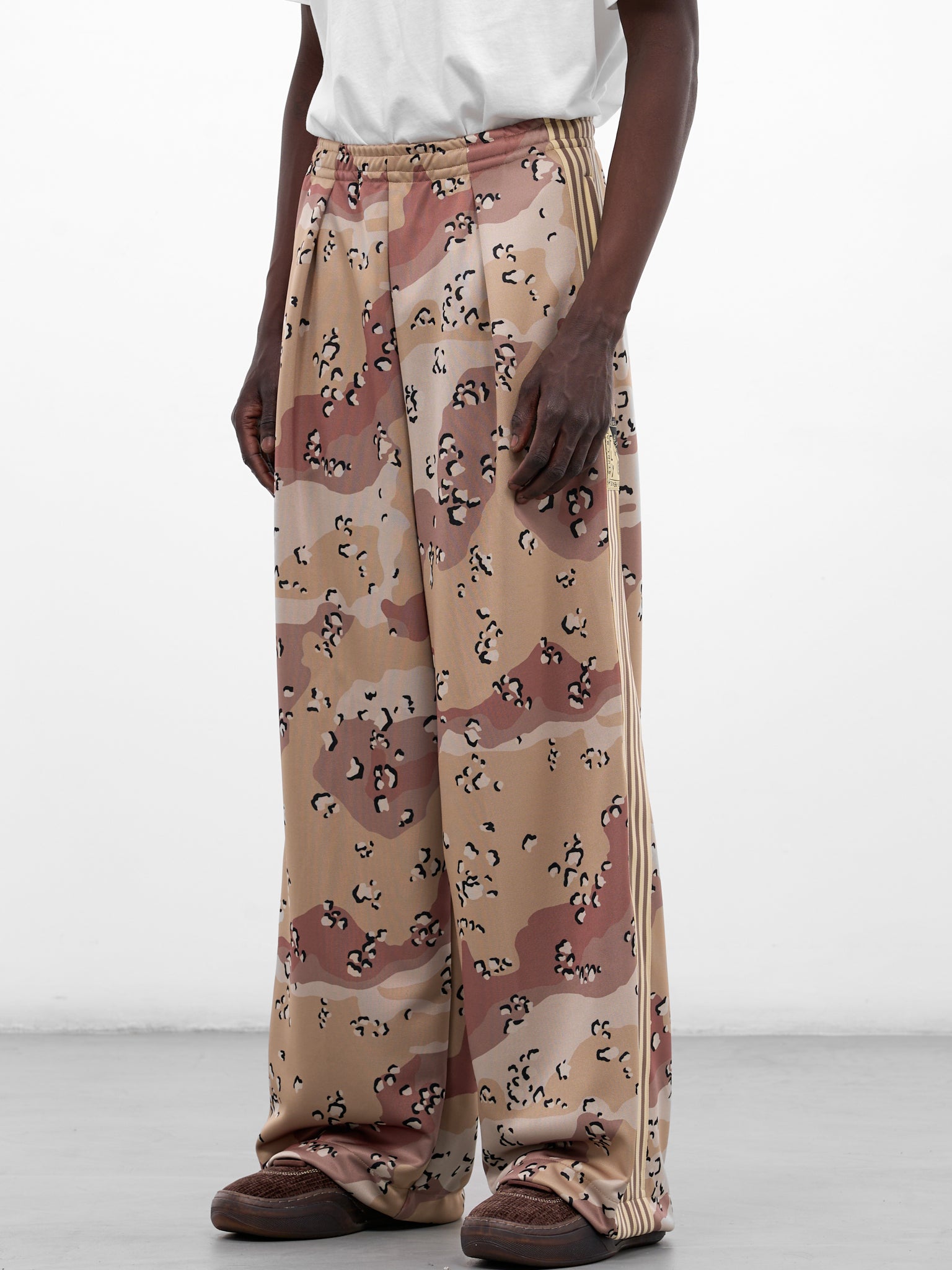 Beige Camo Jersey Track Pants (K2510LP136-BEIGE)