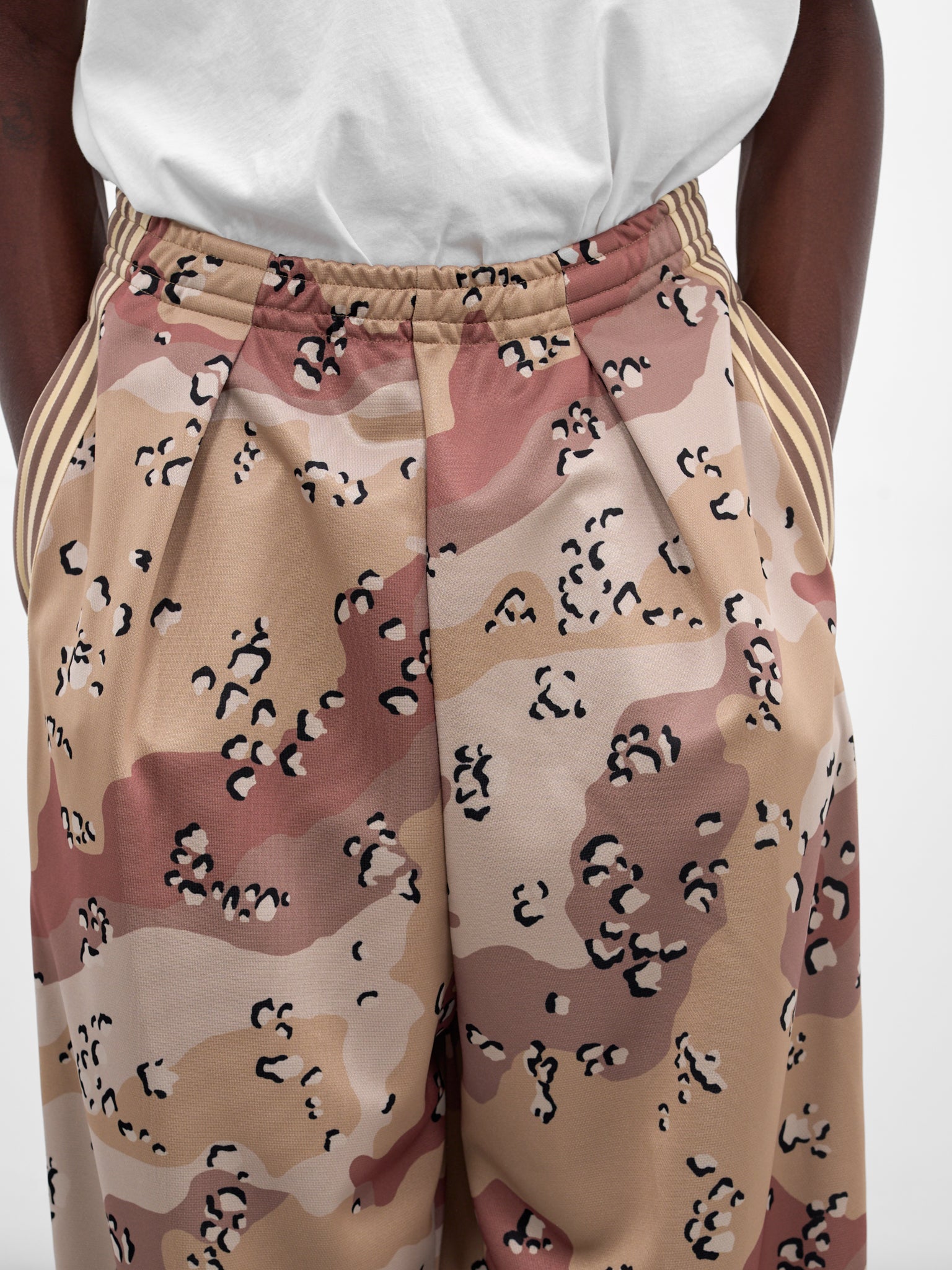 Beige Camo Jersey Track Pants (K2510LP136-BEIGE)