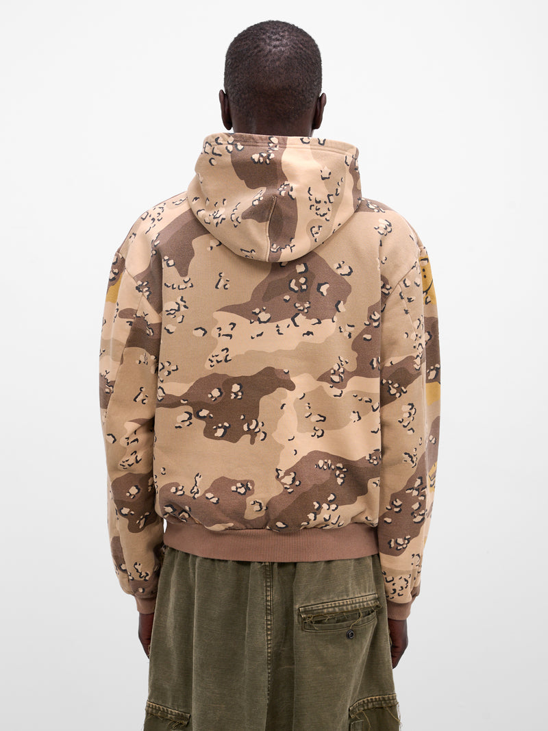 Beige Camo Fleece Hoodie (K2511LC169-BEIGE)
