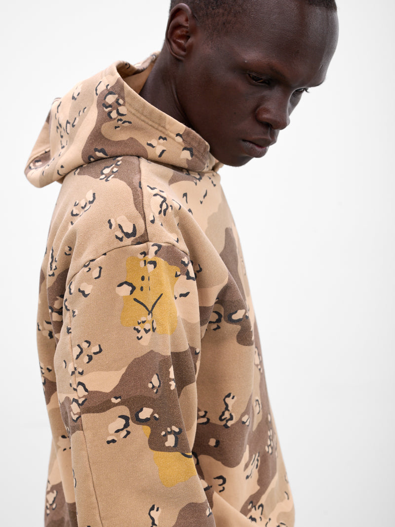 Beige Camo Fleece Hoodie (K2511LC169-BEIGE)