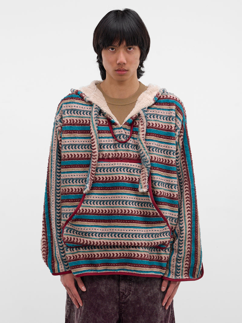 Fleece Tribal Stripe Hoodie (K2511LC188-MULTI)