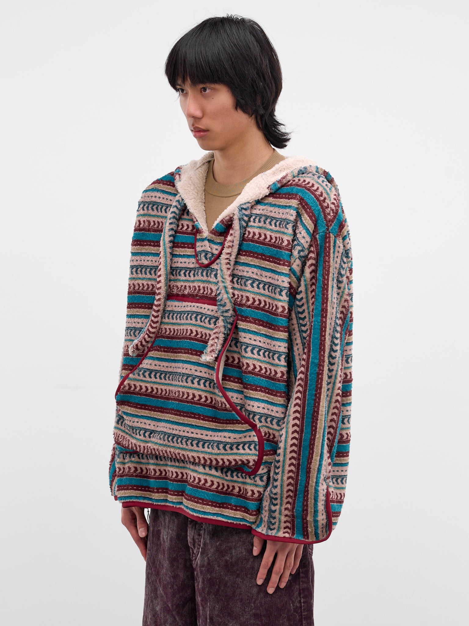 Fleece Tribal Stripe Hoodie (K2511LC188-MULTI)