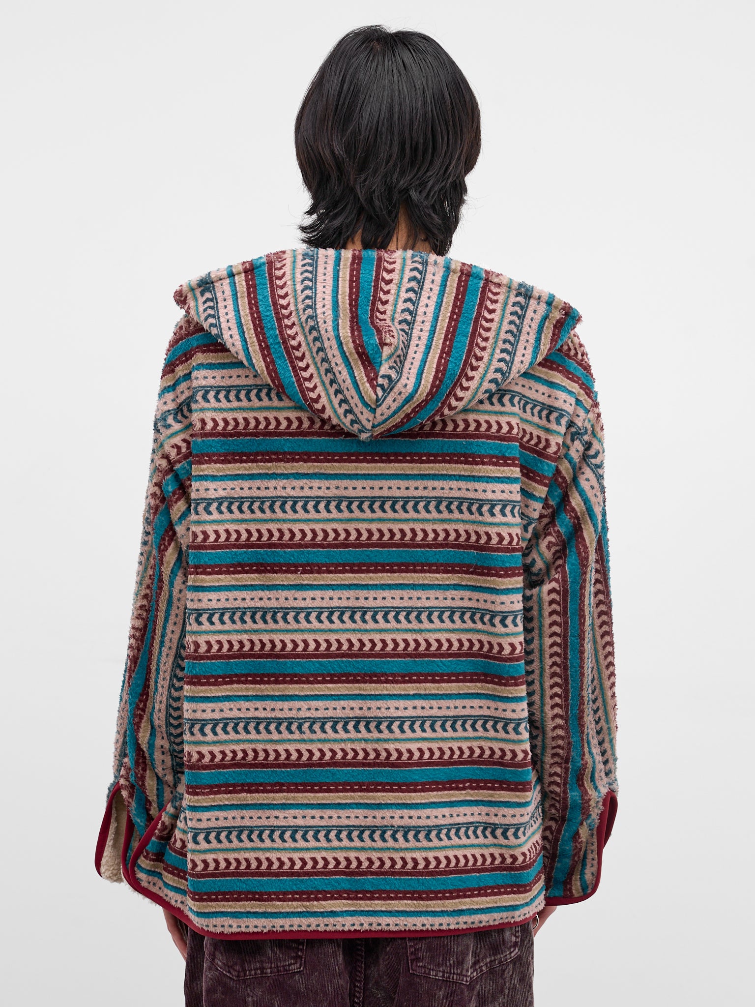 Fleece Tribal Stripe Hoodie (K2511LC188-MULTI)