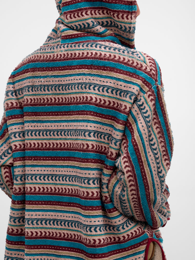 Fleece Tribal Stripe Hoodie (K2511LC188-MULTI)