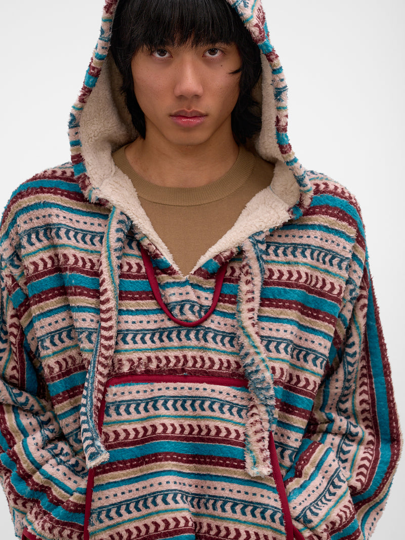Fleece Tribal Stripe Hoodie (K2511LC188-MULTI)