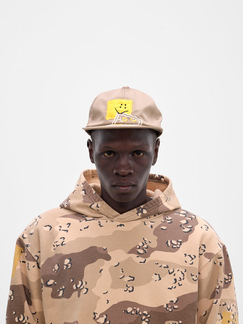 Beige Peckish Rainbow Baseball Cap (K2513XH573-BEIGE)