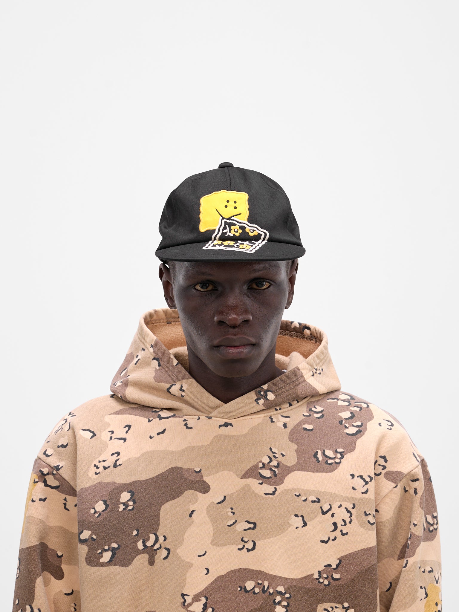 Black Peckish Rainbow Baseball Cap (K2513XH573-BLACK)